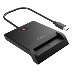 Trust 26253 lecteur de cartes à puce Intérieure USB Type-C | JDB-Info