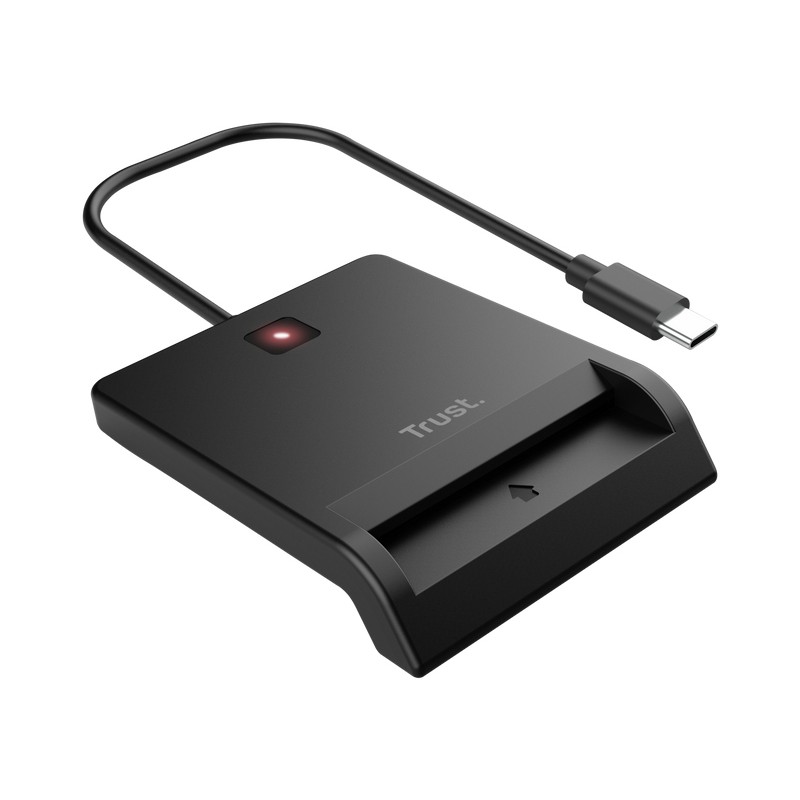 Trust 26253 lecteur de cartes à puce Intérieure USB Type-C | JDB-Info