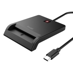 Trust 26253 lecteur de cartes à puce Intérieure USB Type-C | JDB-Info