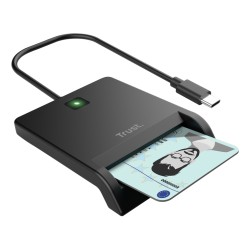 Trust 26253 lecteur de cartes à puce Intérieure USB Type-C | JDB-Info