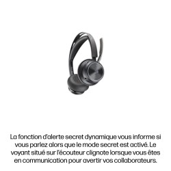 HP Poly Micro-casque Poly Voyager Focus 2 USB-C-C certifié | JDB-Info