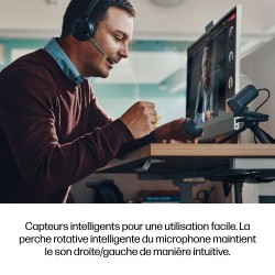 HP Poly Micro-casque Poly Voyager Focus 2 USB-C-C certifié | JDB-Info