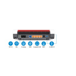 Box FRITZ! 7590 AX routeur sans fil Gigabit Ethernet Bi-ban | JDB-Info
