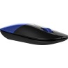 HP Souris sans fil Z3700 bleue | JDB-Info