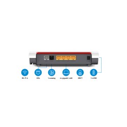 Box FRITZ! 7530 AX routeur sans fil Gigabit Ethernet Bi-ban | JDB-Info