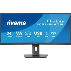 iiyama ProLite XCB3494WQSU-B1 écran plat de PC 86,4 cm (34" | JDB-Info