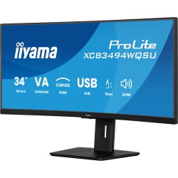 iiyama ProLite XCB3494WQSU-B1 écran plat de PC 86,4 cm (34" | JDB-Info