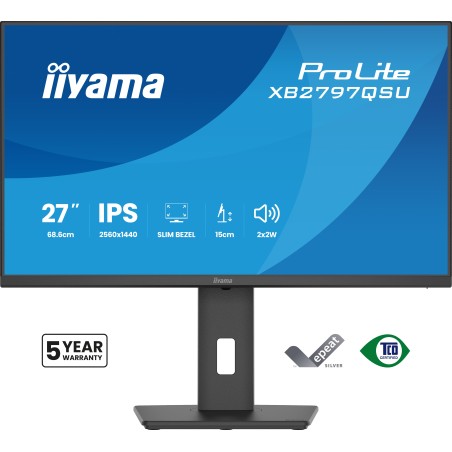 iiyama ProLite XB2797QSU-B1 écran plat de PC 68,6 cm (27") | JDB-Info