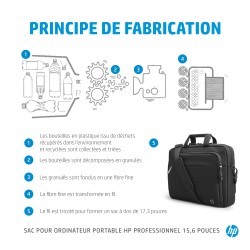 HP Sacoche pour ordinateur portable Professional 15,6 pouce | JDB-Info