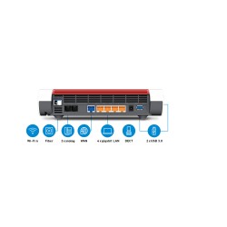 Box FRITZ! 5590 Fiber Edition Internation routeur sans fil | JDB-Info
