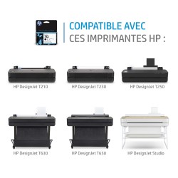 HP Cartouche d'encre DesignJet 712, cyan, 29 ml | JDB-Info