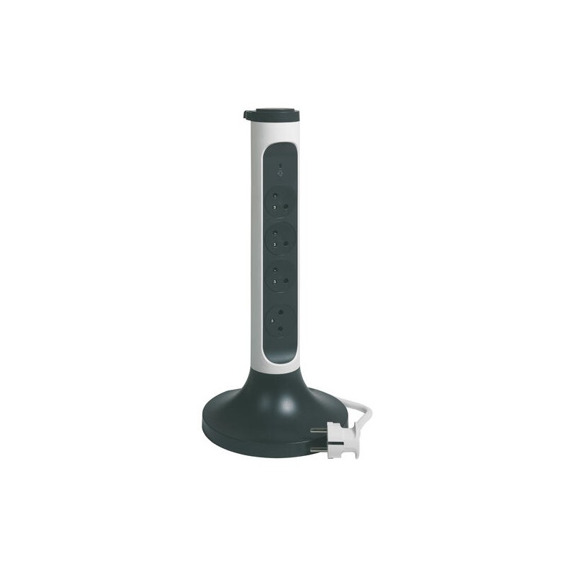 Legrand 049410 multiprise 2 m 4 sortie(s) CA Intérieure Gri | JDB-Info