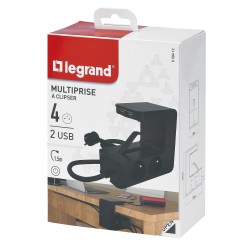Legrand 0 504 12 multiprise 1,5 m 4 sortie(s) CA Intérieure | JDB-Info