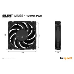 be quiet! Silent Wings 4 120 mm PWM | Ventilateur PC | JDB-Info