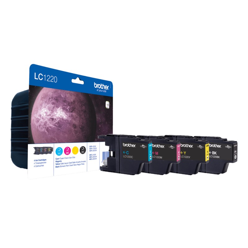 Brother LC1220VALBP - Pack de cartouches d'encre originales | JDB-Info