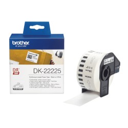 Brother DK-22225 ruban d'étiquette Noir sur blanc | JDB-Info