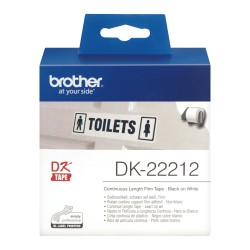 Brother DK-22212 - Rouleau de film continu original – Noir | JDB-Info