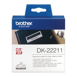 Brother DK-22211 - Rouleau d'étiquettes original – Blanc, 2 | JDB-Info
