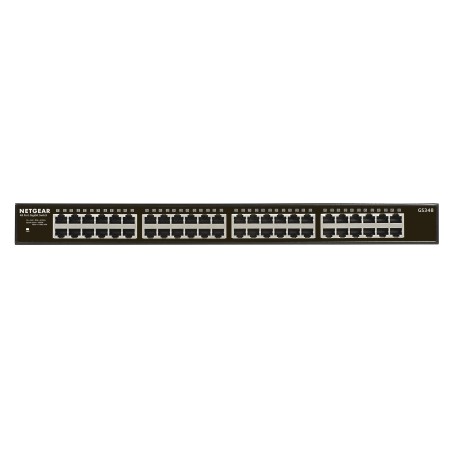 NETGEAR GS348 Non-géré Gigabit Ethernet (10/100/1000) 1U No | JDB-Info