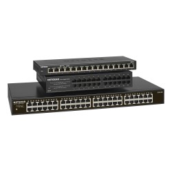 NETGEAR GS348 Non-géré Gigabit Ethernet (10/100/1000) 1U No | JDB-Info