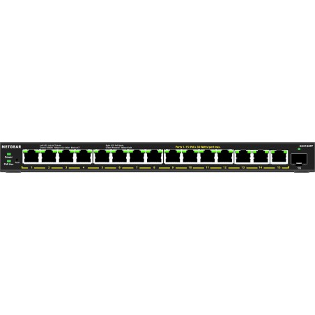 NETGEAR GS316EPP Géré Gigabit Ethernet (10/100/1000) Connex | JDB-Info