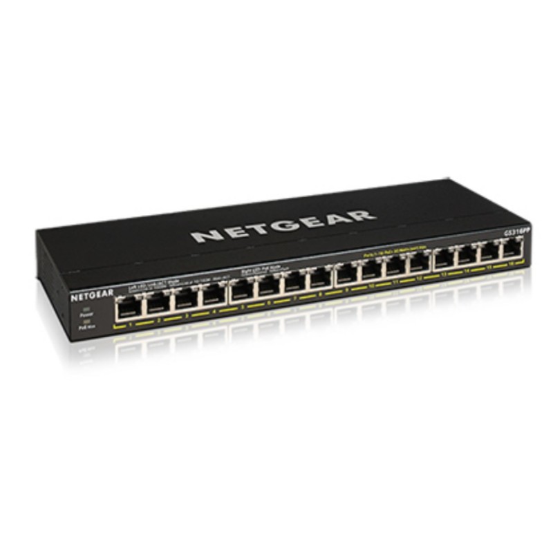 NETGEAR GS316PP Non-géré Gigabit Ethernet (10/100/1000) Con | JDB-Info