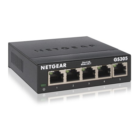 NETGEAR GS305 Non-géré L2 Gigabit Ethernet (10/100/1000) No | JDB-Info
