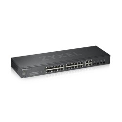 Zyxel GS1920-24V2 Géré Gigabit Ethernet (10/100/1000) Noir | JDB-Info