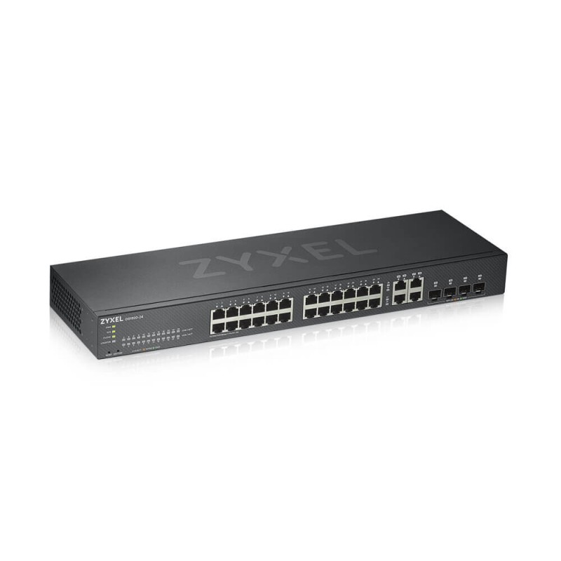 Zyxel GS1920-24V2 Géré Gigabit Ethernet (10/100/1000) Noir | JDB-Info