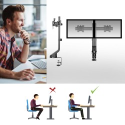 ACT AC8322 support d'écran plat pour bureau 68,6 cm (27") N | JDB-Info