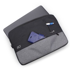 ACT Urban 35,8 cm (14.1") Housse Noir, Gris | JDB-Info