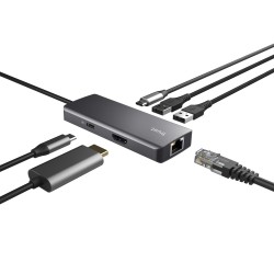 Trust Dalyx USB Type-C 1000 Mbit/s Argent | JDB-Info
