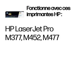 HP 410A toner LaserJet jaune authentique | JDB-Info