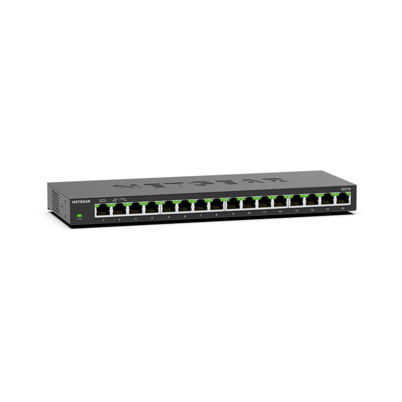 NETGEAR GS316 Non-géré L2 Gigabit Ethernet (10/100/1000) No | JDB-Info