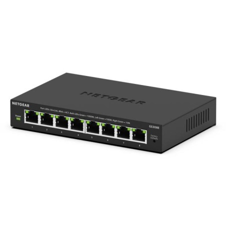 NETGEAR GS308E Géré L2/L3 Gigabit Ethernet (10/100/1000) No | JDB-Info