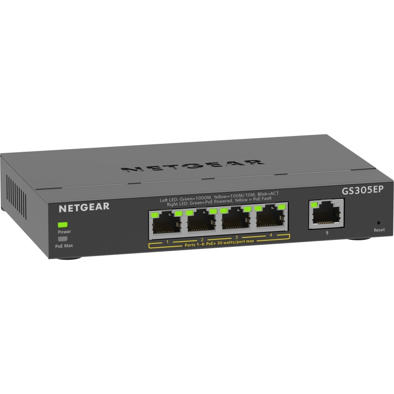 NETGEAR GS305EP Géré L2/L3 Gigabit Ethernet (10/100/1000) C | JDB-Info