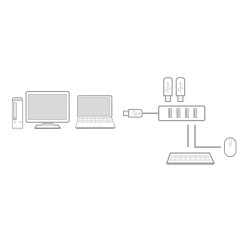ACT AC6300 hub & concentrateur USB 3.2 Gen 1 (3.1 Gen 1) Ty | JDB-Info