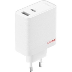 OPPO SuperVOOC Universel Blanc Secteur Charge rapide Intéri | JDB-Info