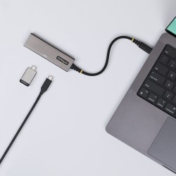 StarTech.com Hub USB-C à 4 Ports, 10 Gbps, Recharge PD 100 | JDB-Info