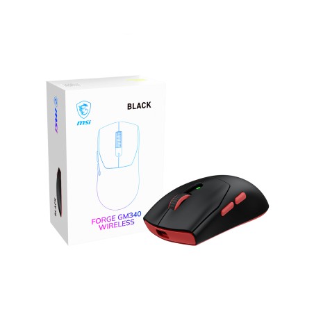 MSI Forge Gm340 Wireless Black souris Gaming Ambidextre RF | JDB-Info