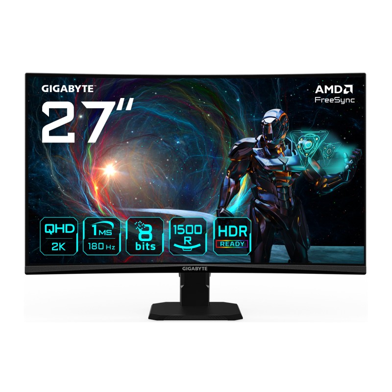GIGABYTE GS27QCA 27" Moniteur Gaming Incurvé QHD - 2560 x 1 | JDB-Info
