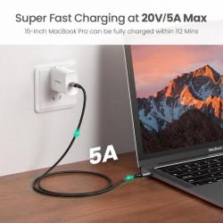 Ugreen 70429 câble USB 1 m USB C 0,48 Gbit/s 100 W Noir | JDB-Info