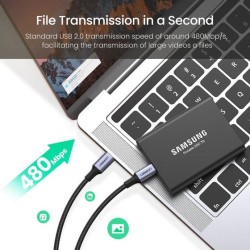 Ugreen 70429 câble USB 1 m USB C 0,48 Gbit/s 100 W Noir | JDB-Info
