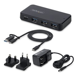 StarTech.com Hub USB-C et USB-A à 4 Ports, 5 Gbps, Auto-Ali | JDB-Info
