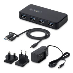 StarTech.com Hub USB-A à 4 Ports, 5 Gbps, Auto-Alimenté, Câ | JDB-Info