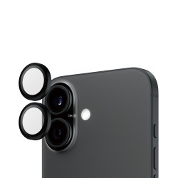PanzerGlass ® Hoops® Camera Lens Protector Black iPhone 16 | JDB-Info