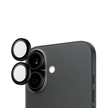 PanzerGlass ® Hoops® Camera Lens Protector Black iPhone 16 | JDB-Info