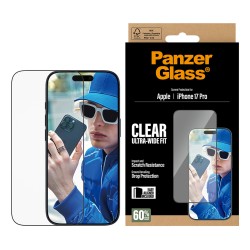 PanzerGlass ® Screen Protector iPhone 17 Pro | Ultra-Wide F | JDB-Info