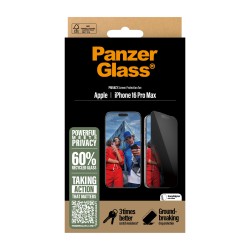 PanzerGlass ® 2-Way Privacy Screen Protector iPhone 16 Pro | JDB-Info