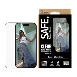 PanzerGlass SAFE. by ® Screen Protector w. Black Frame iPho | JDB-Info